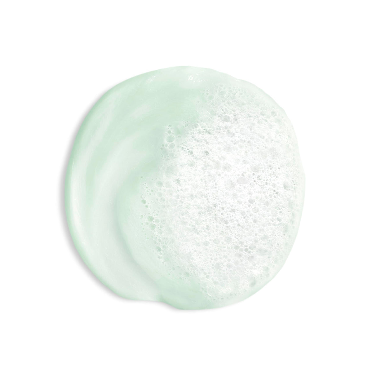 Biotherm gel-to-foam texture demonstrating gentle cleansing effect