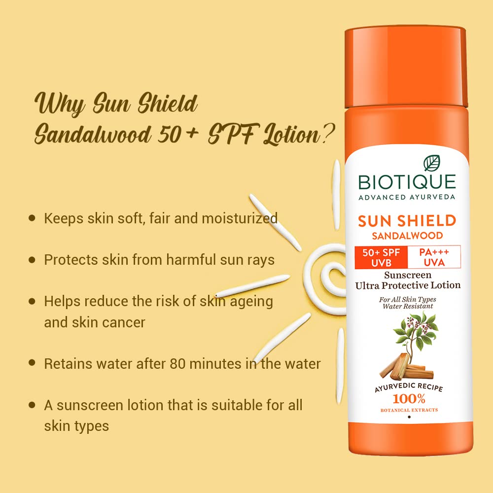 Biotique being applied to hand demonstrating smooth, hydrating coverage