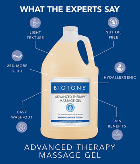 BIOTONE label ingredients closeup highlighting hypoallergenic and nut-oil free formulation benefit