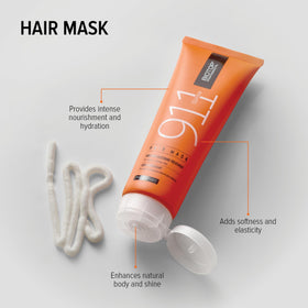 Biotop Professional jar opened revealing creamy quinoa mask texture for deep hydration