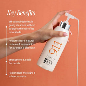 Biotop Professional back label close-up listing ingredients and product benefits