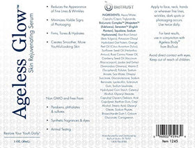 BioTrust dropper close-up dispensing serum to show lightweight, fast-absorbing texture