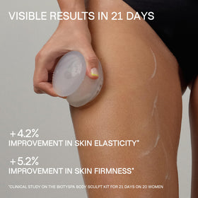 biotyspa silicone cup in hand for scale and ergonomic grip benefit