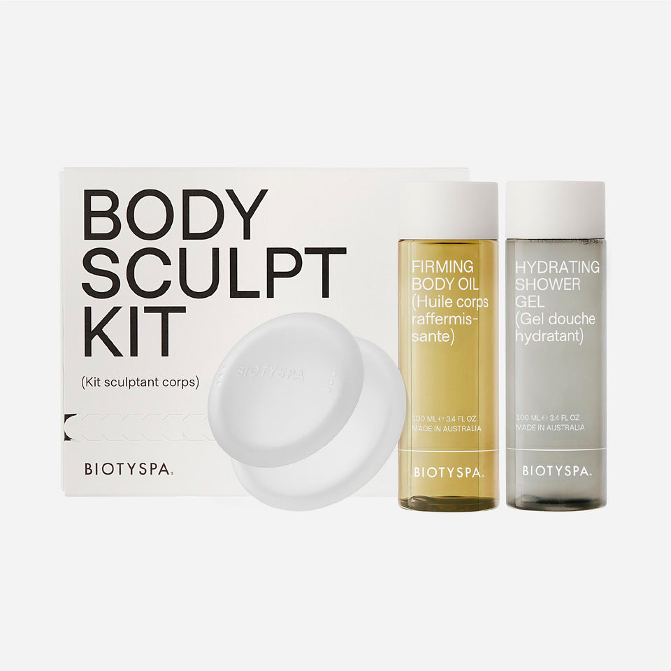 biotyspa front packaging showing the full 3-piece kit and benefits