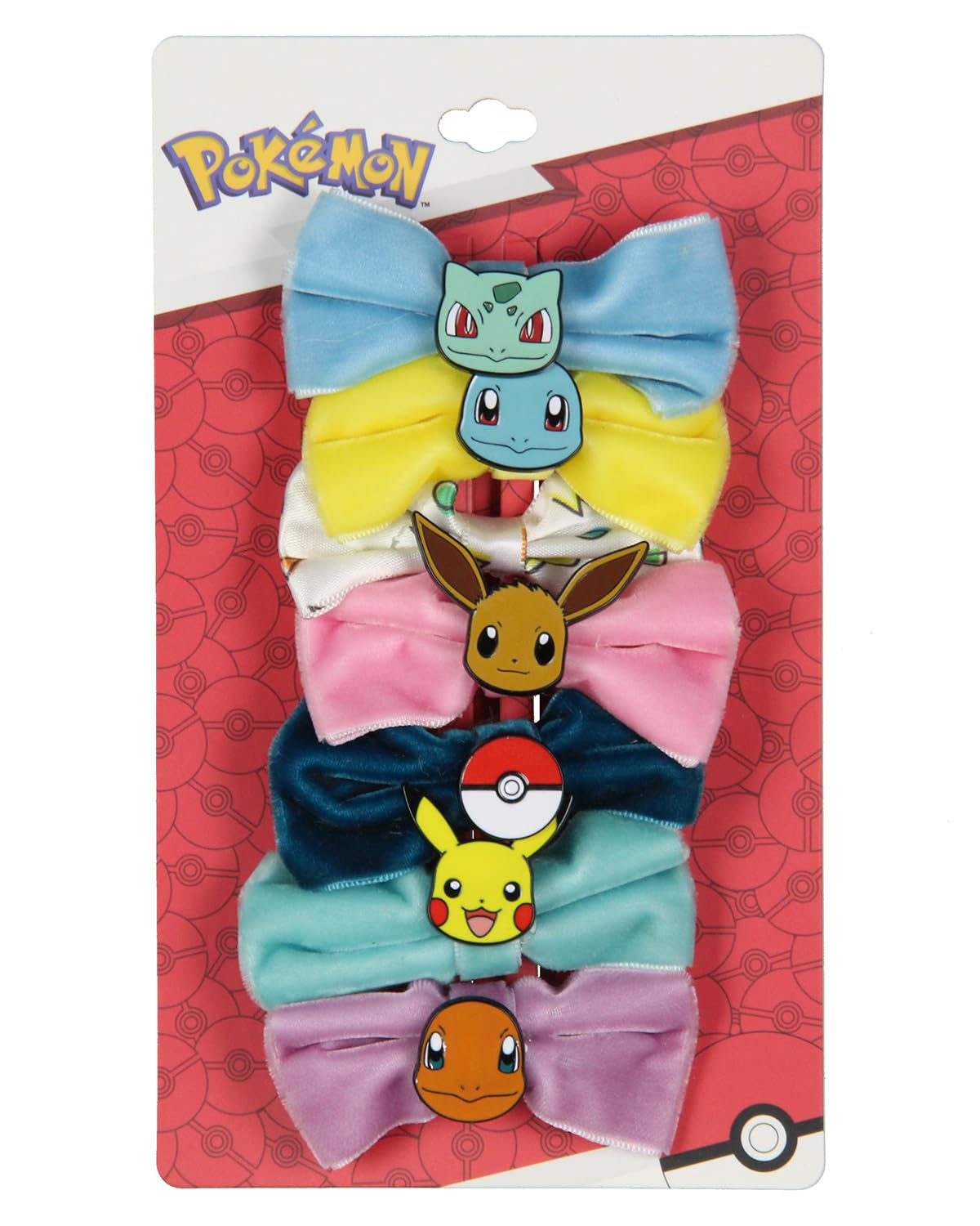Bioworld detailed enamel Pikachu and Charmander charms on metal clips, eye-catching