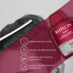 BIOXCIN close-up of bottle label highlighting herbal formula