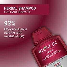 BIOXCIN shampoo and conditioner texture poured to show consistency
