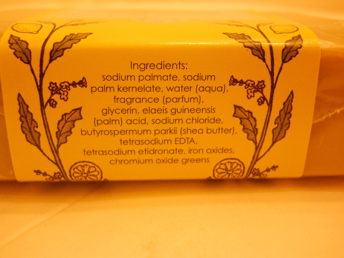 Bisous De Provence creating creamy lather in hand to show effusive foam and easy rinsing