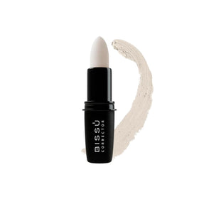 Bissú front packaging stick concealer showing shade label and portability benefit