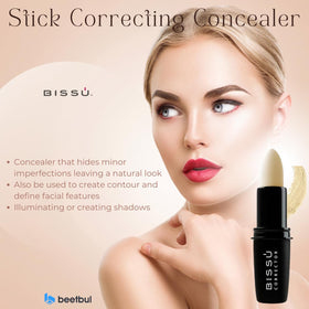 Bissú concealer swatch close-up showing creamy texture and easy-blend benefit