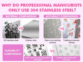 Biutee stamper picking up design on a nail demonstrating simple transfer