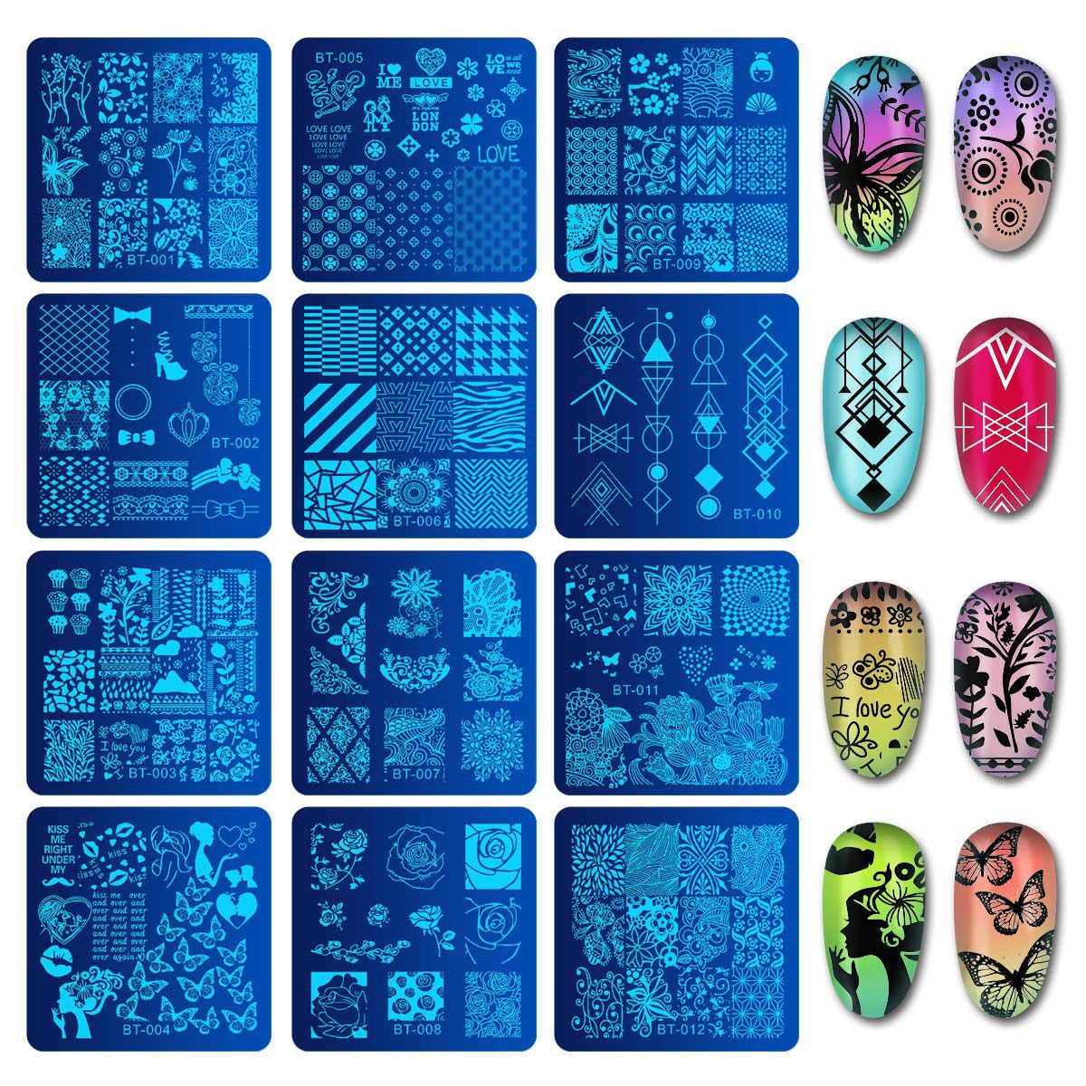 Biutee stamper silicone head for smooth pickup and accurate placement