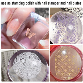 Biutee metallic gold swipe demonstrating high-shine transfer