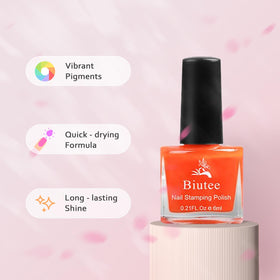 Biutee stamping plate transfer demo showing precise design pickup and clarity