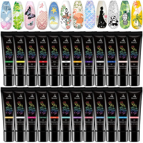 Biutee set front packaging showing all 24 colors and benefits