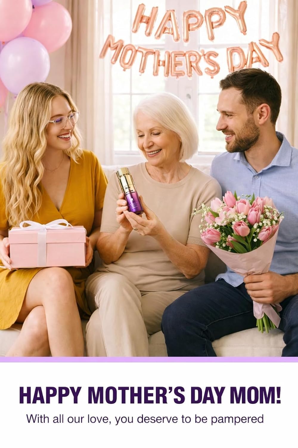 BIYSBER on bathroom counter within daily routine suggesting consistency benefit