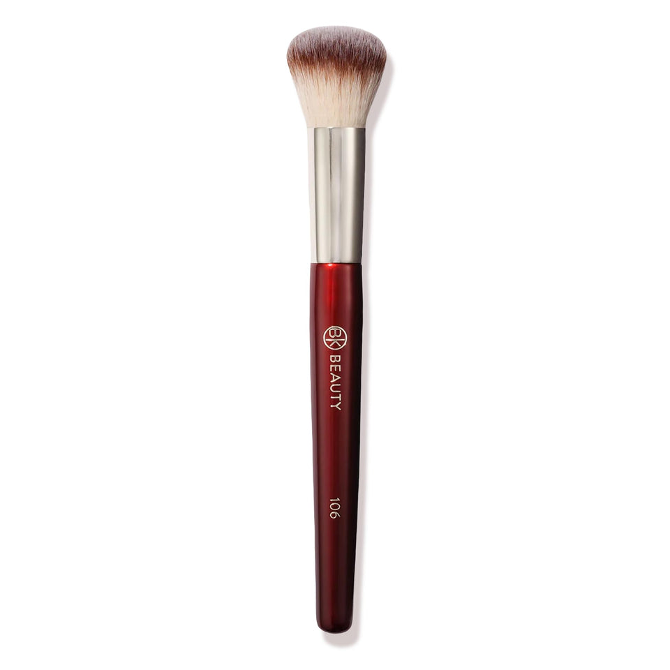 BK BEAUTY 106 front view showing dense dome head for flawless coverage