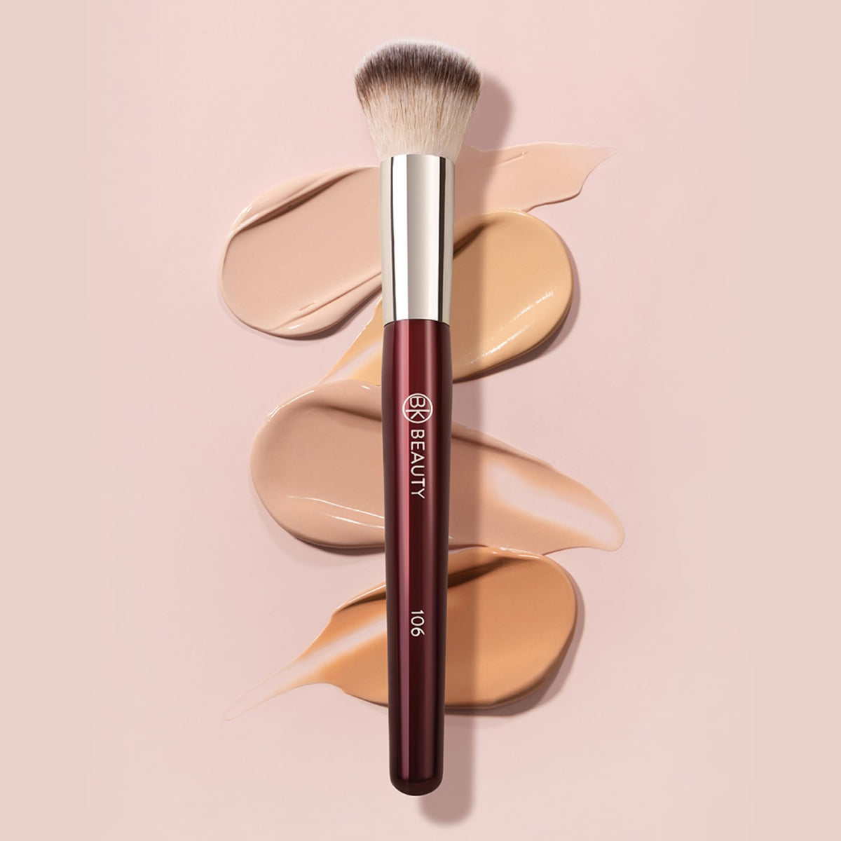 BK BEAUTY on makeup table in lifestyle scene for streamlined beauty routine