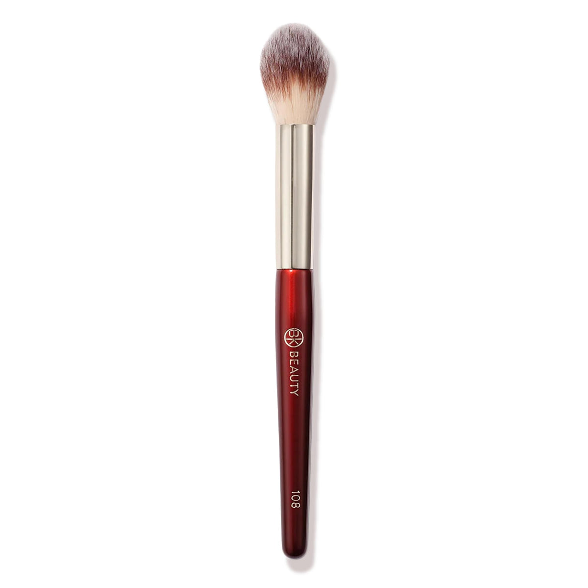 BK BEAUTY brush front view showing compact tapered head for precise application