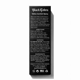 Black Cobra mist texture closeup displaying fine spray droplets and fast absorption benefit