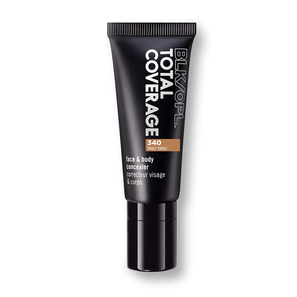 Black Opal Truly Topaz front packaging showing shade and coverage benefit