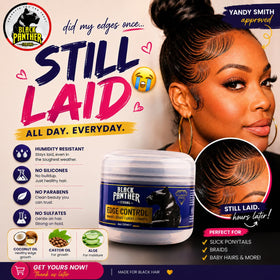 Black Panther Strong open jar texture view highlighting creamy non-greasy finish