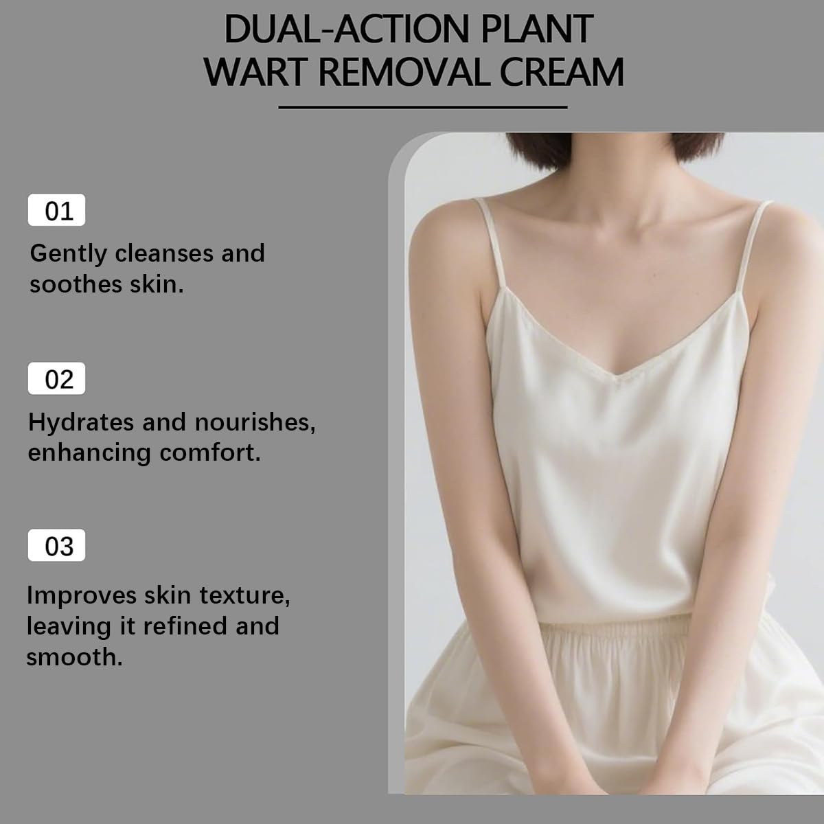 Black Rice Exfoliant being applied to forearm demonstrating gentle spread and hydration