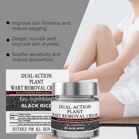 Black Rice Exfoliant ingredients label closeup highlighting rice extracts and natural focus