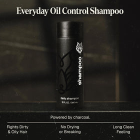 Black Wolf shampoo dispensing thick foam demonstrating rich lather for deep cleansing