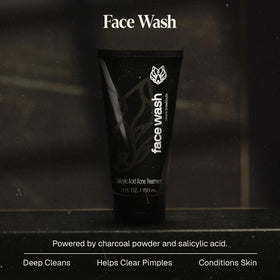 Black Wolf pump dispensing foam cleanser highlighting easy daily use