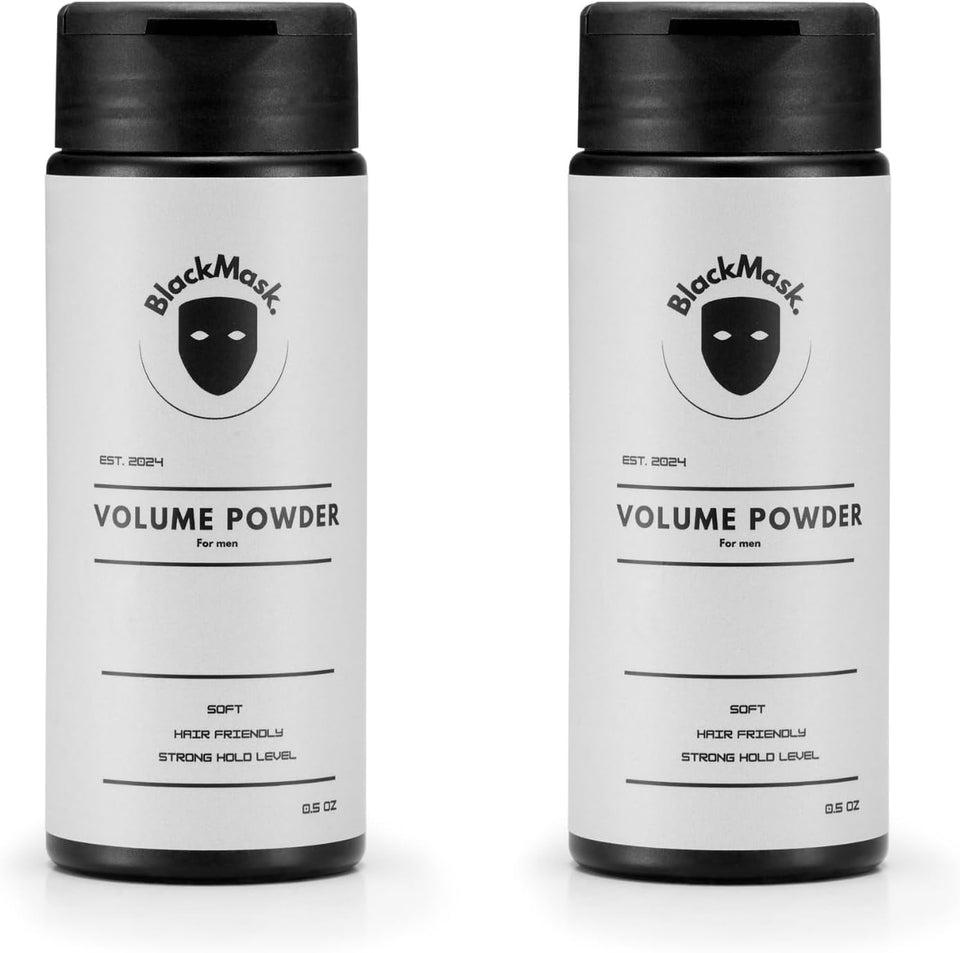 BlackMask front packaging showing product and strong hold benefits