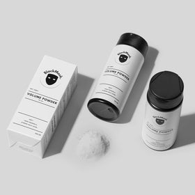 BlackMask powder close-up texture that adds volume and grip