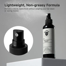 BlackMask used at roots showing visible lift and natural matte finish