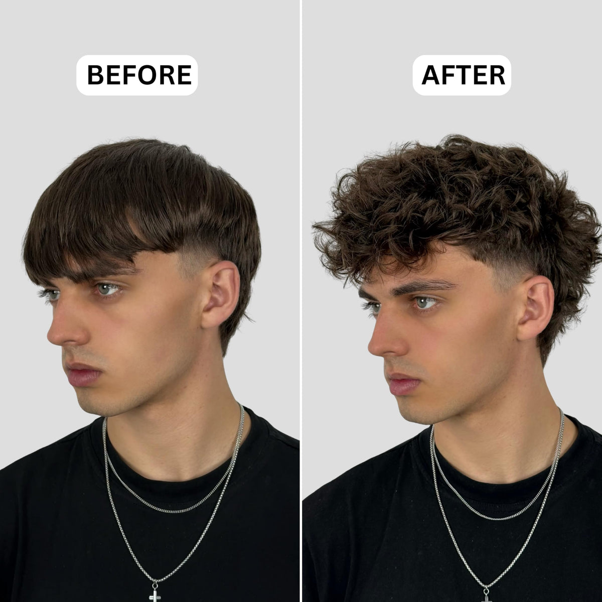 BlackMask spray mist in action creating instant texture and volume benefits