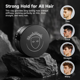 BlackMask side label close-up showing product details and usage information