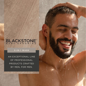 Blackstone rich lather texture closeup demonstrating gentle cleanse benefit