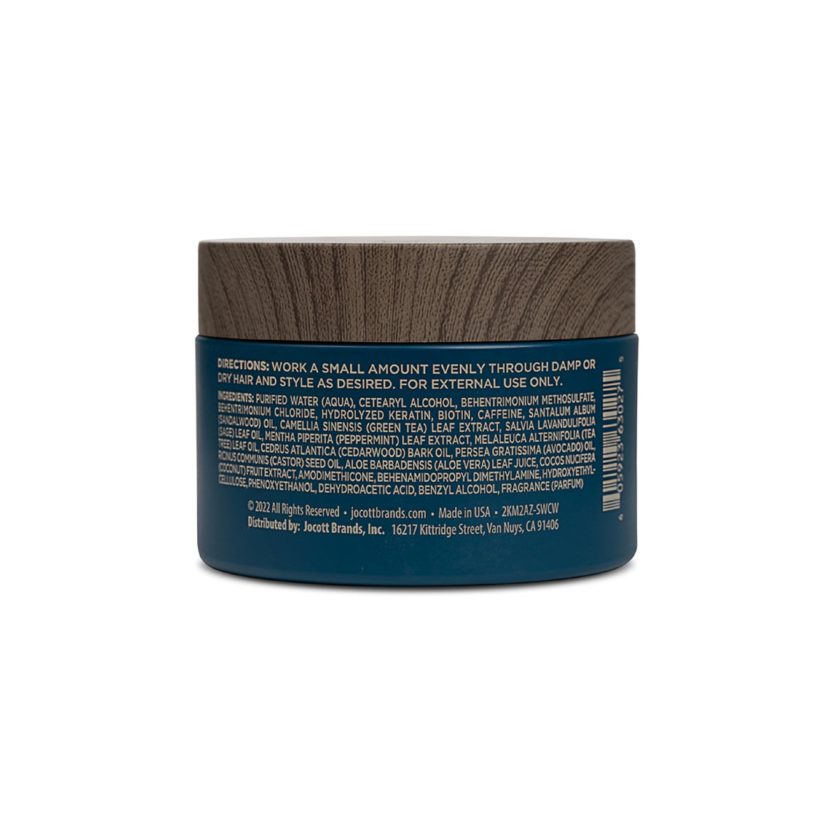 Blackstone pomade creamy texture close-up highlighting lightweight, spreadable formula