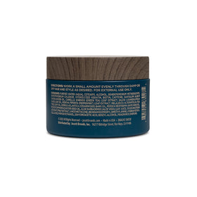 Blackstone pomade creamy texture close-up highlighting lightweight, spreadable formula