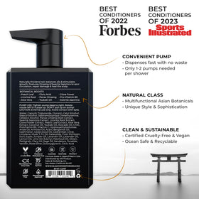 Blackwood For Men conditioner texture close-up showing creamy consistency benefit