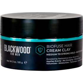 Blackwood For Men jar front view showing clean branding and compact size for travel