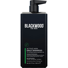 Blackwood For Men front packaging 17oz bottle showing clean design and benefits
