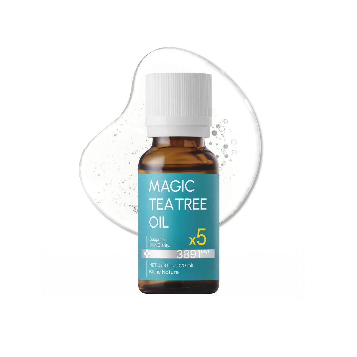BLANC NATURE bottle front showing packaging and clear labeling for easy identification
