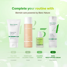 BLANC NATURE before and after complexion improvement with hydration
