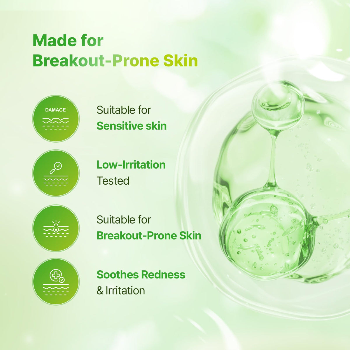 BLANC NATURE label showing active ingredients for soothing hydration