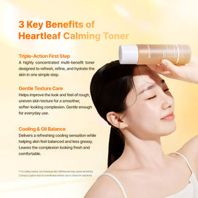 BLANC NATURE heartleaf extract close-up illustrating soothing botanical benefit