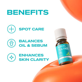 BLANC NATURE watery oil texture pooled to show lightweight, fast-absorbing finish