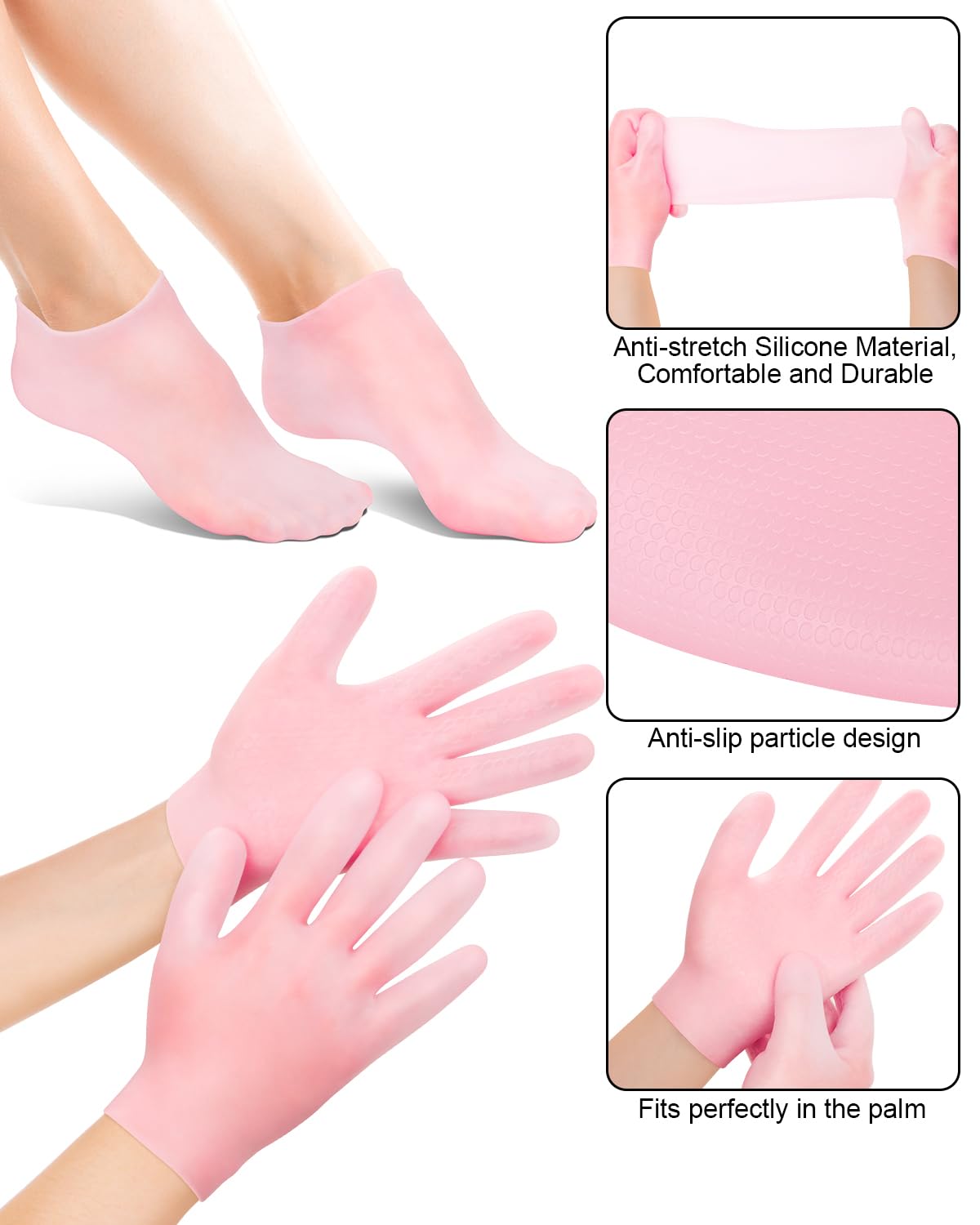 BLATOWN size comparison with ruler to show fit for most adult hands and feet