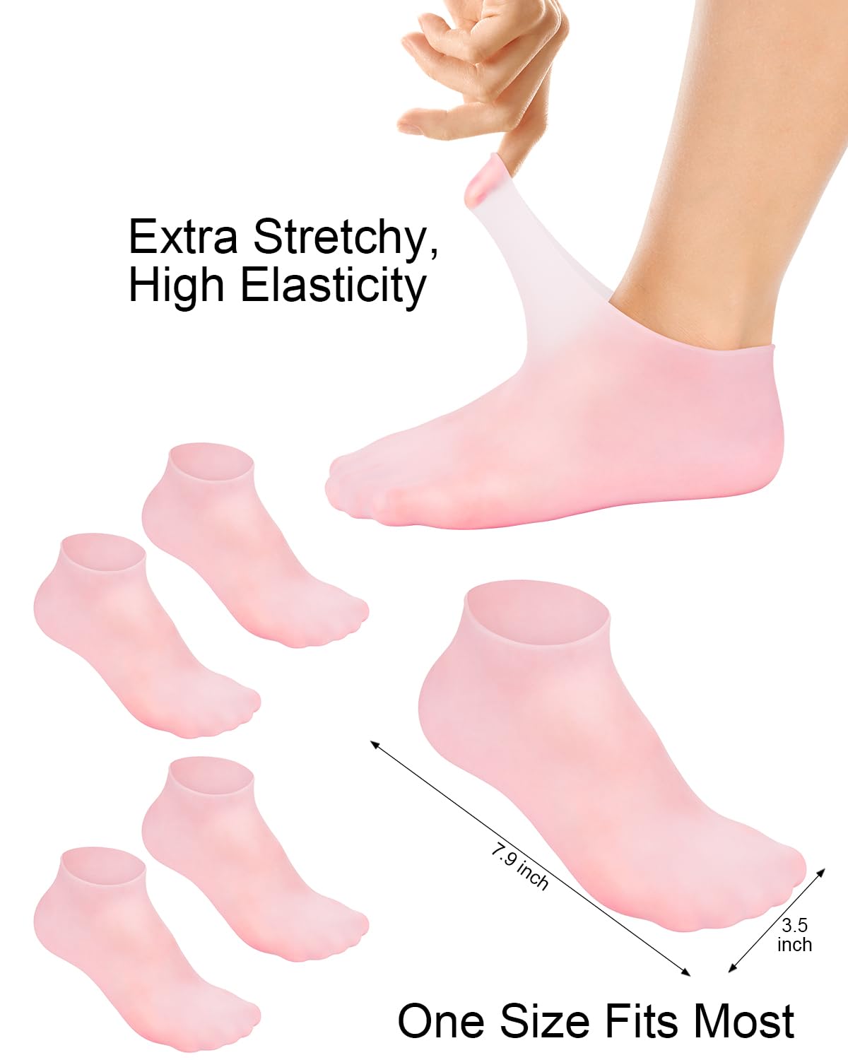 BLATOWN socks worn on feet demonstrating moisturizing treatment in use