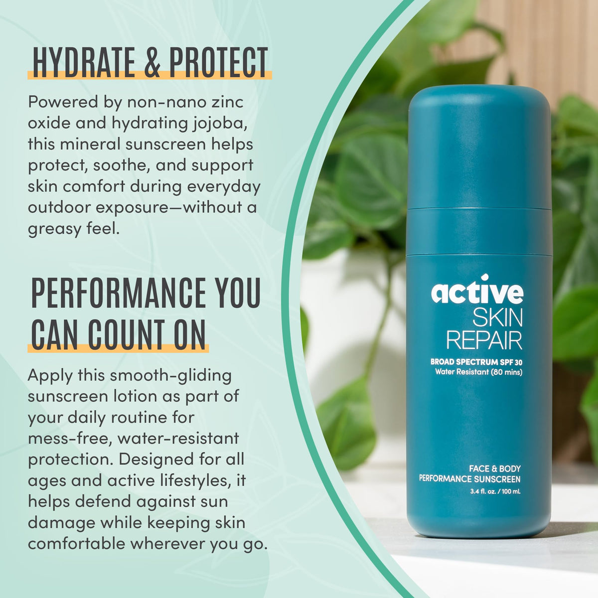 BLDG ACTIVE product label detail showing EWG Verified and reef-safe