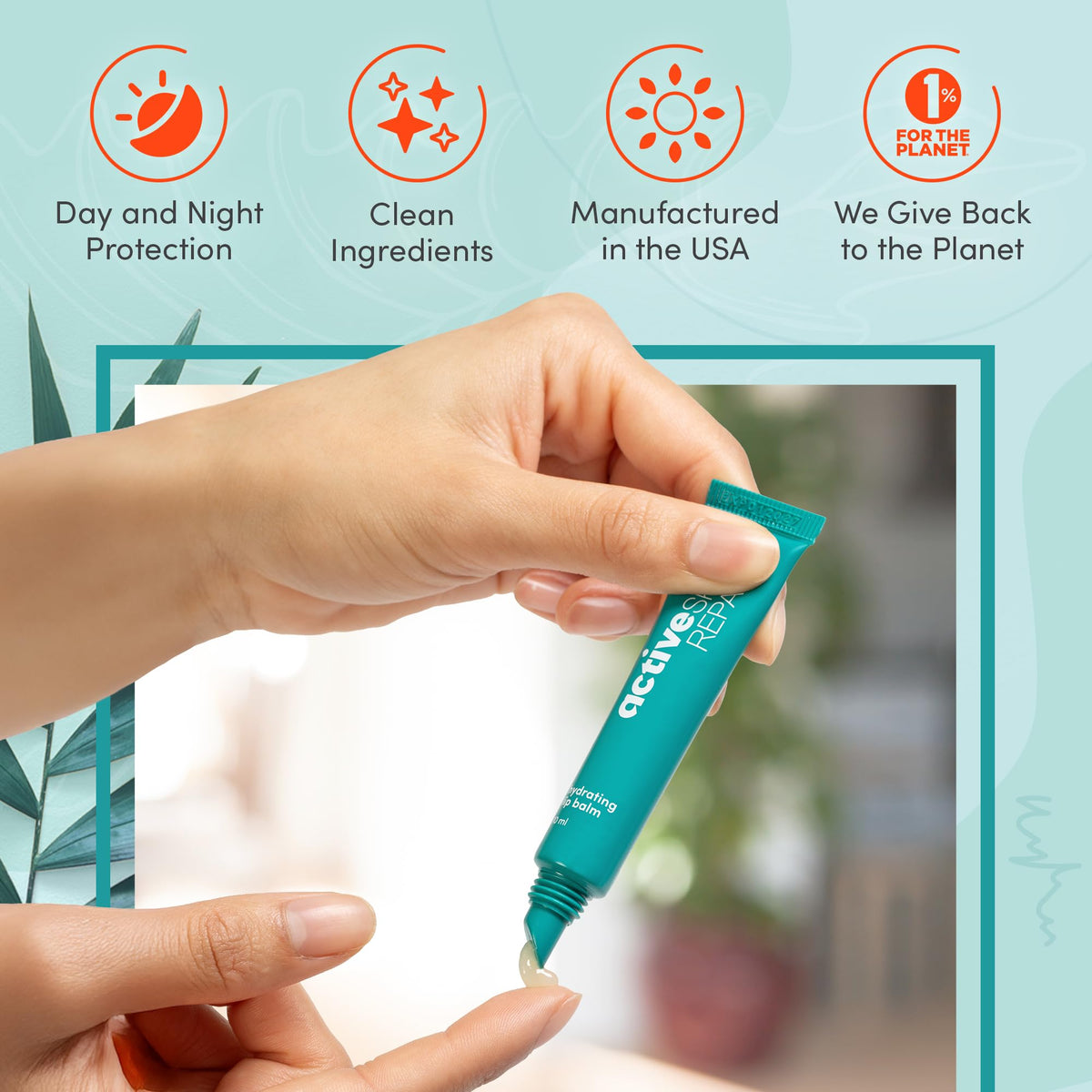 BLDG ACTIVE 10 ml size comparison in hand showing travel-friendly portability